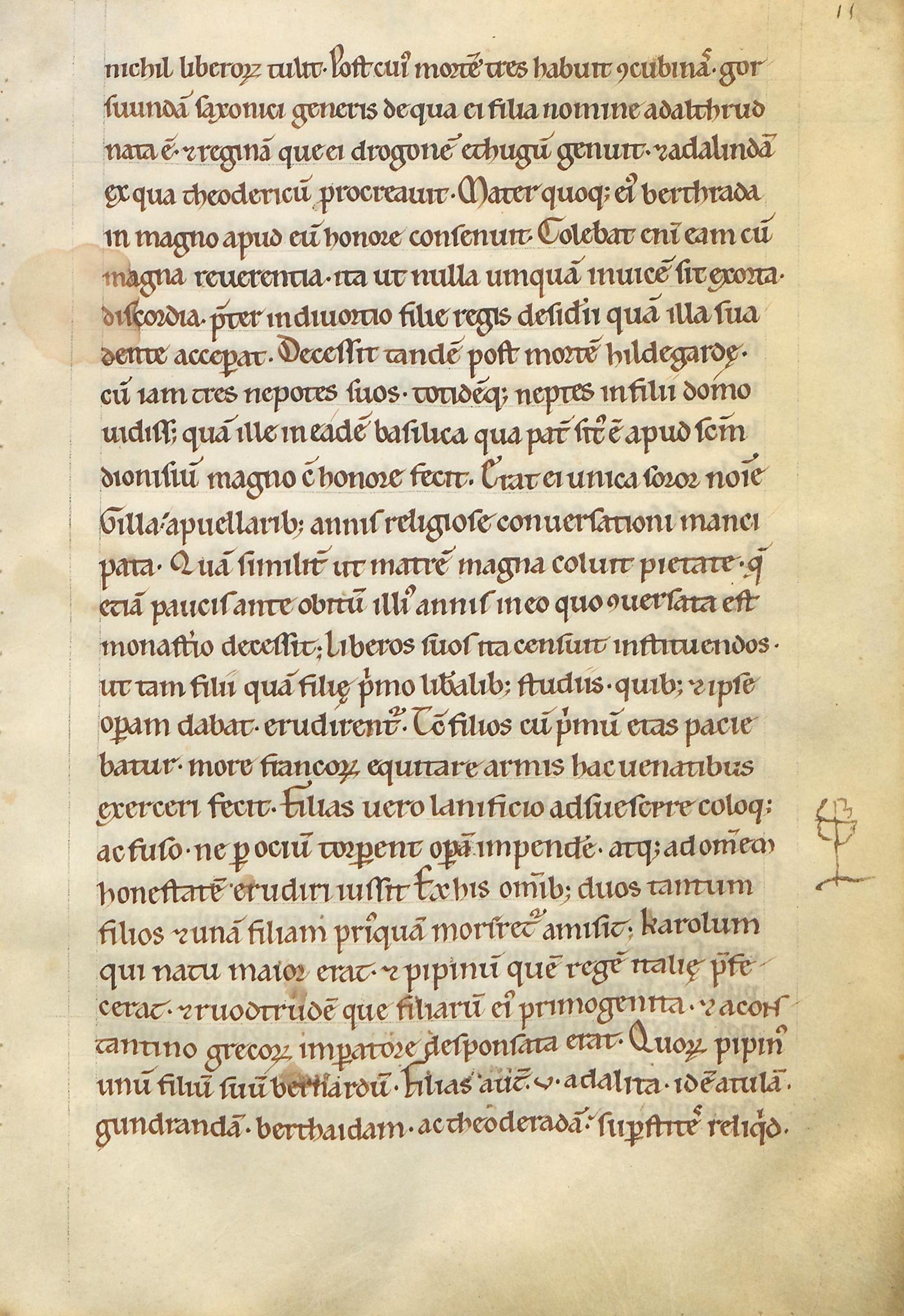 Manuscrit-Vita-Karoli-11r°