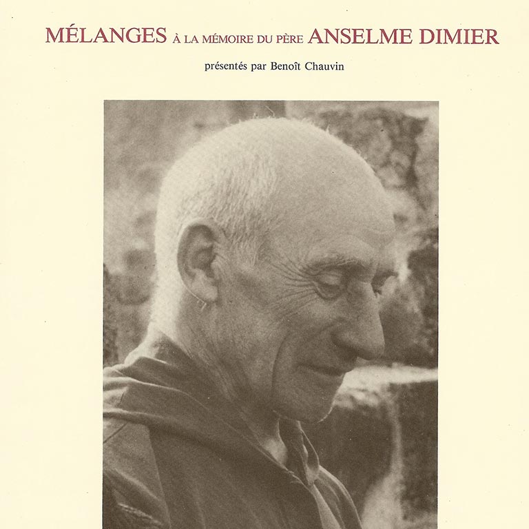 Mélanges Anselme Dimier, tome I