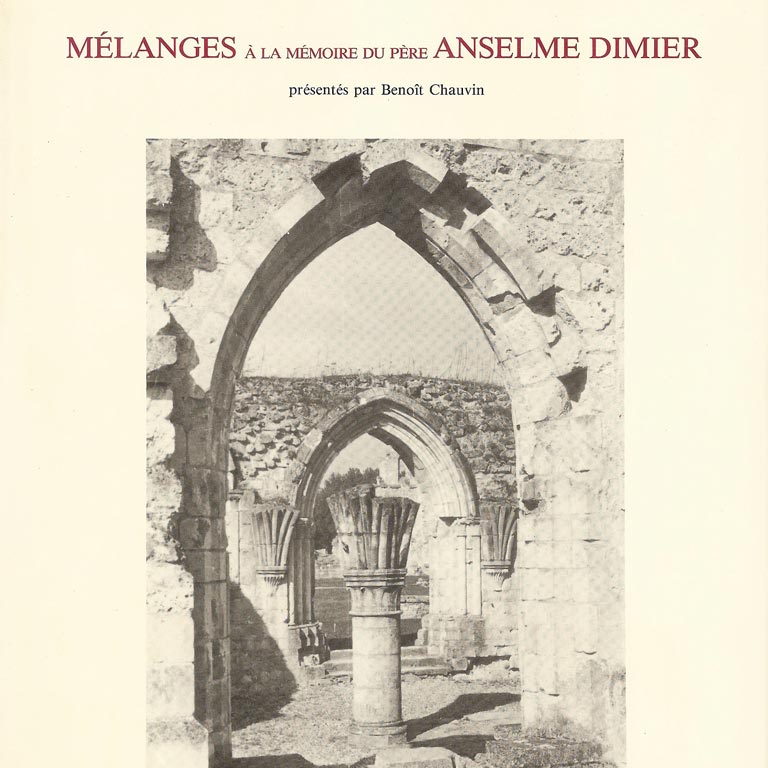 Mélanges Anselme Dimier, tome III